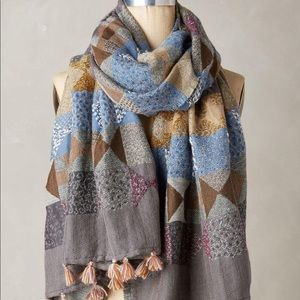 Anthropologie Tallgrass Scarf